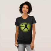 T-shirt le base-ball de Fastpitch d'iPitch (Devant entier)