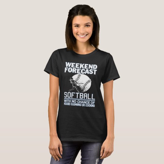 T-SHIRT LE BASE-BALL DE PRÉVISION DE WEEK-END