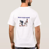 T-shirt Le base-ball des femmes (Dos)
