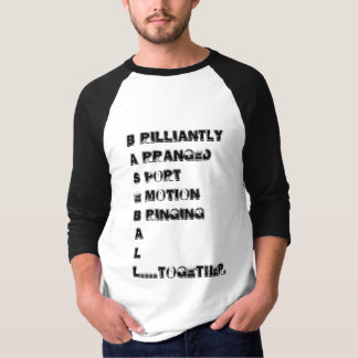T-shirt Le base-ball est la vie