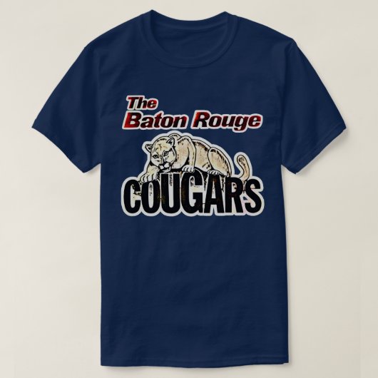 T-shirt Le baseball Baton Rouge Cougars (Design devant)