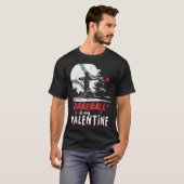 T-shirt Le baseball est mon Heureuse Sainte-Valentin Valen (Devant entier)