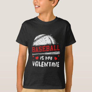 T-shirt Le Baseball Est Mon Saint Valentin Saint Valentin