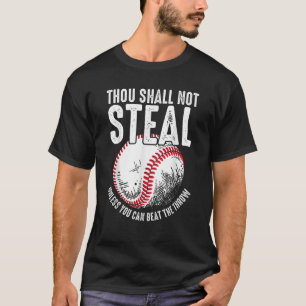 T-shirt Le Baseball Ne Volera Pas À Moins Que Vous Ne Puis