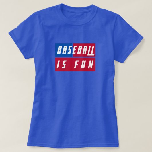T-shirt Le Baseball Unique S'Amuse Sur Les Drapeaux Améric (Design devant)