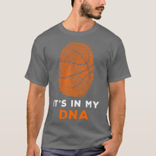 T-shirt Le Basket-Ball Est Dans Mon ADN Finger Hoodie Café