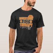 T-shirt Le basket-ball est ma thérapie (Devant)