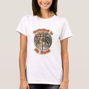T-shirt Le basket-ball est mon monde !