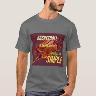 T-shirt Le basket-ball ne meurt jamais