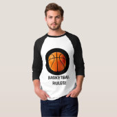 T-SHIRT LE BASKET-BALL RÉGALE ! (Devant entier)