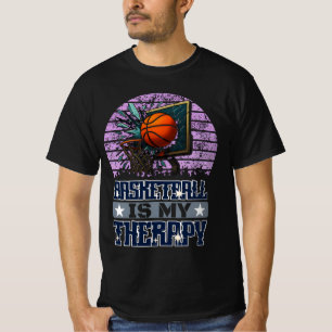 T-shirt le basket est ma thérapie
