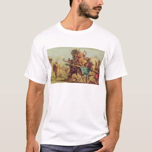 T-shirt Le bâtiment du Trojan Horse, c.1760 (Devant)