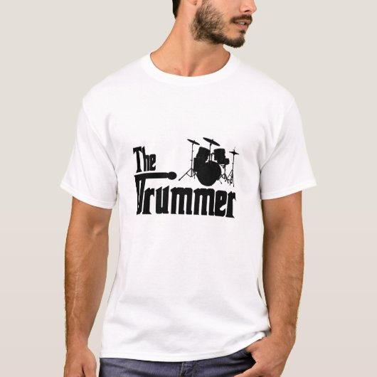 T-shirt Le batteur (Devant)
