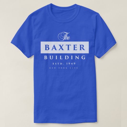 T-shirt Le Baxter Building (Design devant)