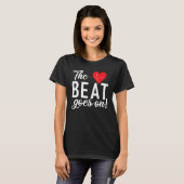 T-shirt Le Beat Continue - Survivant Open Heart Surgery (Devant entier)