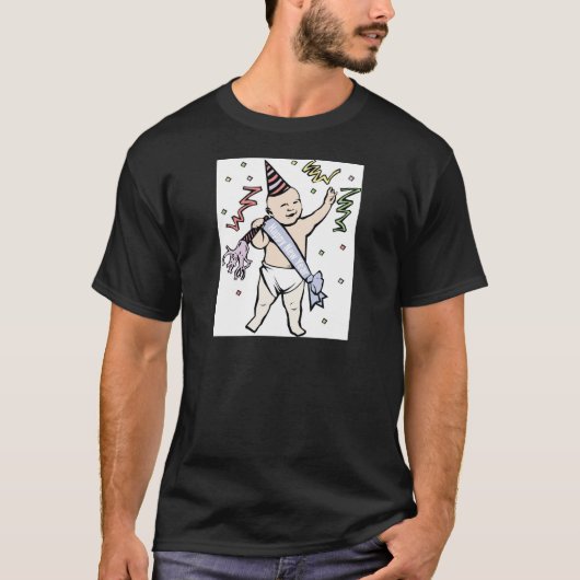 T-SHIRT LE BÉBÉ DE NOUVELLE ANNÉE (Devant)