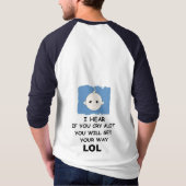 T-SHIRT LE BÉBÉ EST ARRIVÉ (Dos)