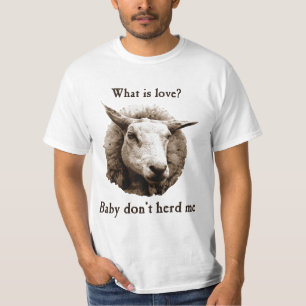 T-shirt Le bébé ne me vivent pas en troupe des moutons