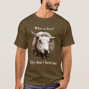 T-shirt Le bébé ne me vivent pas en troupe des moutons