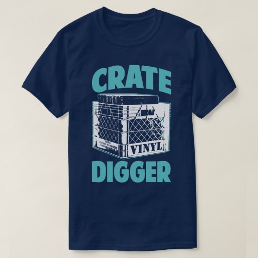 T-shirt Le bêcheur DJ de caisse de drogué d'intoxiqué de (Design devant)