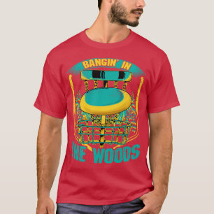 T-shirt Le Bengin De Golf Disque Dans Les Bois