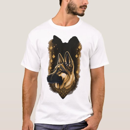 T-shirt Le Berger Allemand 011 (Devant)