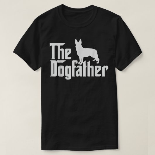 T-shirt Le berger allemand Dogfather s (Design devant)