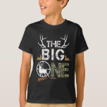T-shirt Le Big One Birthday Boy Deer Hunter Camouflage 1s<br><div class="desc">Big One Birthday Boy Deer Hunter Camouflage 1er Anniversaire</div>