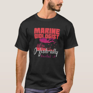T-shirt Le Biologiste Marin O Fish Ally L'A Nuit Éclairé O