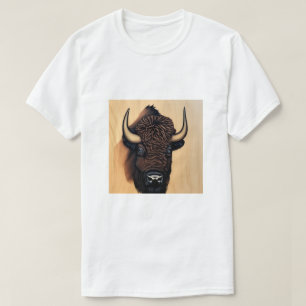 T-shirt Le Bison Majestueux - Un Symbole De Pouvoir Et De