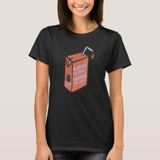 T-shirt Le Blacker Le Berry Le doux Jus Dit (Devant)