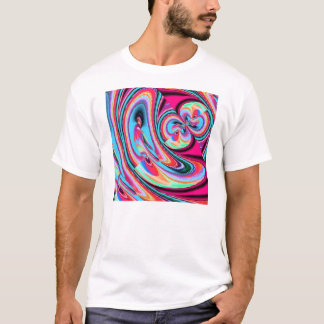 T-shirt Le blanc de pièce en t a laissé venu #2
