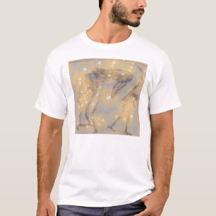 T-shirt Le blanc de pièce en t évoluent du buste
