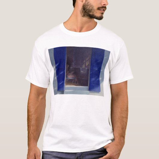 T-shirt Le bleu Shutters 1985 (Devant)