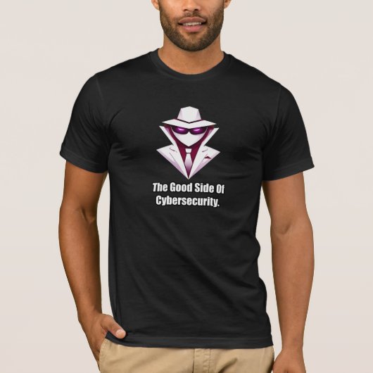 T-shirt Le bon côté de l'avocat en cybersécurité (Devant)