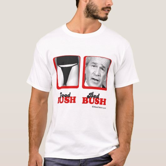 T-SHIRT LE BON MAUVAIS BUSH DE BUSH (Devant)