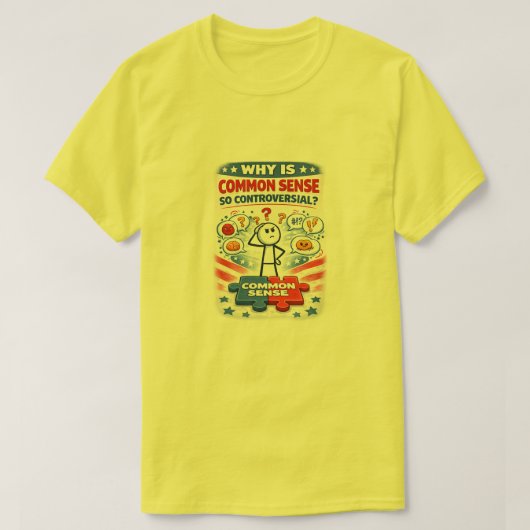 T-shirt Le bon sens (8a) (Design devant)