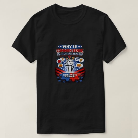 T-shirt Le bon sens (8b) (Design devant)