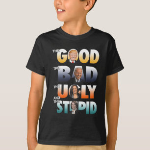 T-shirt Le Bon Trump Le Mauvais Biden Le Bon Le Mauvais