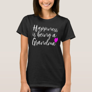 T-shirt Le Bonheur, c'est être grand-mère