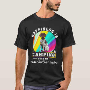 T-shirt Le Bonheur Des Chiens Allemands De Shorthair Point