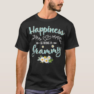 T-shirt Le Bonheur Des Femmes Est D'Être Grammy Femmes Dai