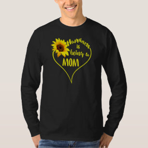 T-shirt Le bonheur des femmes est d'être une maman Tournes