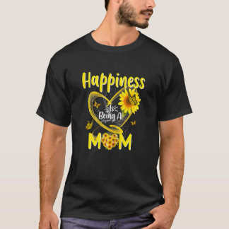 T-shirt Le bonheur des femmes est d'être une maman Tournes