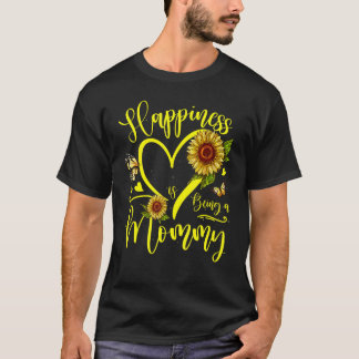T-shirt Le Bonheur Du Coeur De Tournesol Est Un Moment
