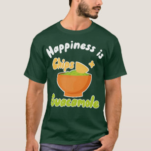 T-shirt Le bonheur est Chips Guacamole