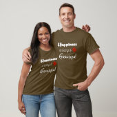 T-shirt Le bonheur est d'être grand-parent (Unisex)