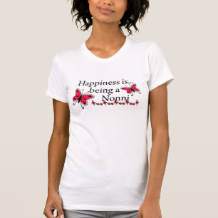 T-shirt Le bonheur est d'être un papillon Nonni