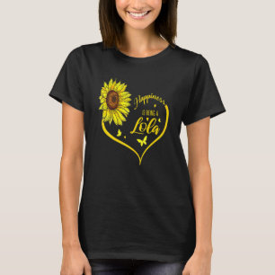 T-shirt Le Bonheur Est D'Être Un Tournesol Lola