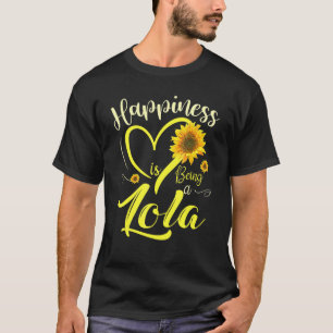 T-shirt Le Bonheur Est D'Être Un Tournesol Lola 1